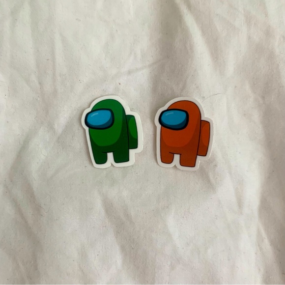 Among Us Crewmate Stickers (4 Stickers) ๐ - Picture 2 of 3